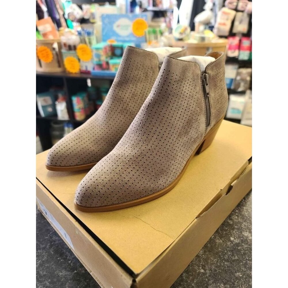 J Crew Women's Microsuede Ankle Boots, Size 7.5